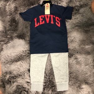 Levi’s | Boy's 2 Piece Set | Navy & Grey | XLarge